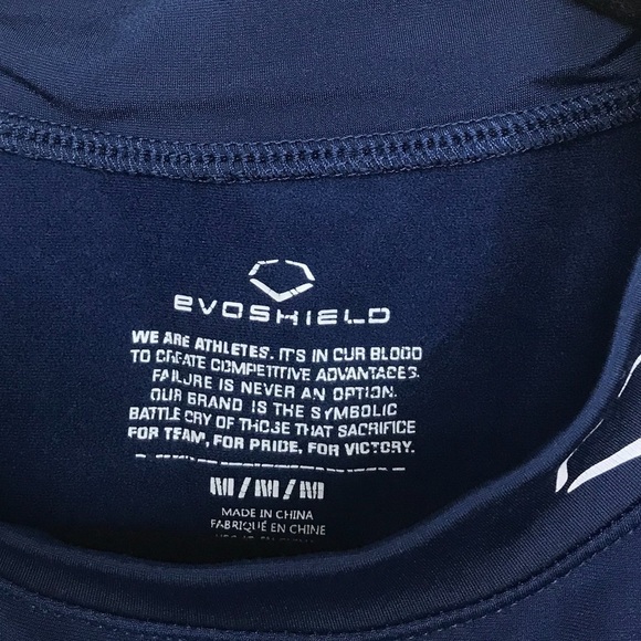 EvoShield Blue Long Sleeve Athletic Top - Picture 8 of 10